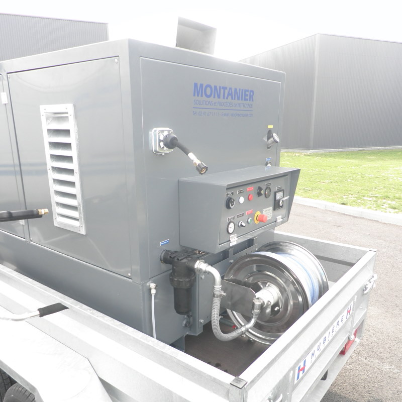 Laveur haute pression eau chaude autonome diesel