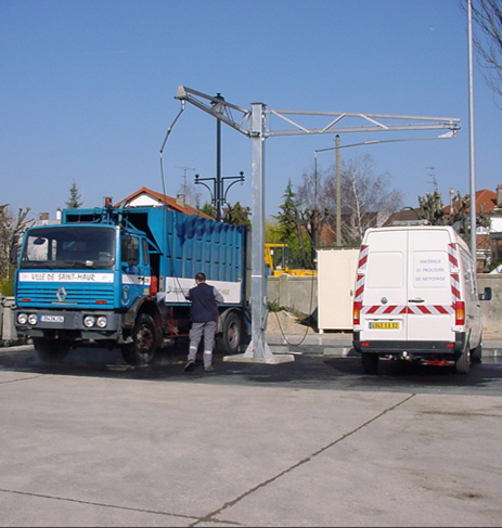 Potence de lavage haute pression
