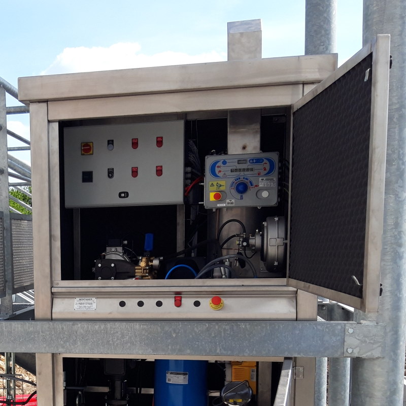 Borne de lavage automatique