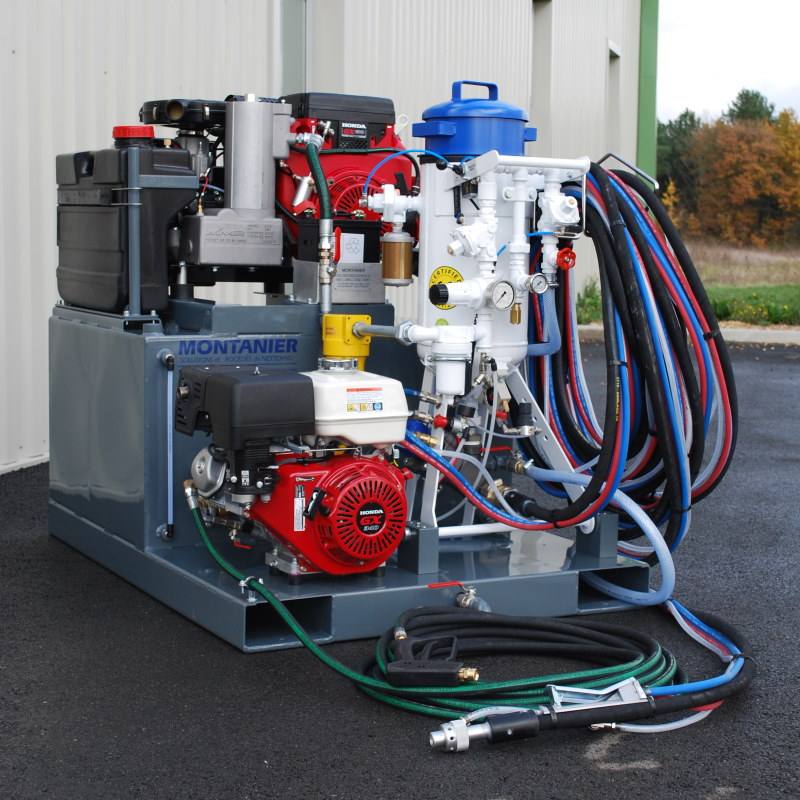 Hydrogommeur autonome haute pression essence
