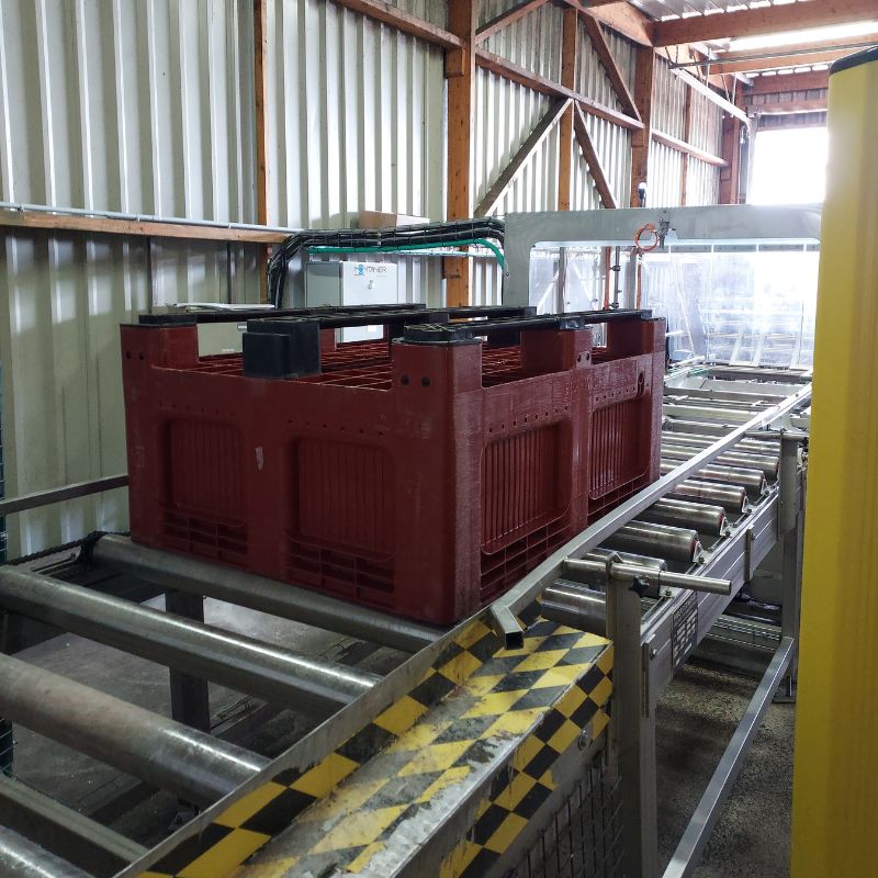 Laveur de caisse palox pour agro