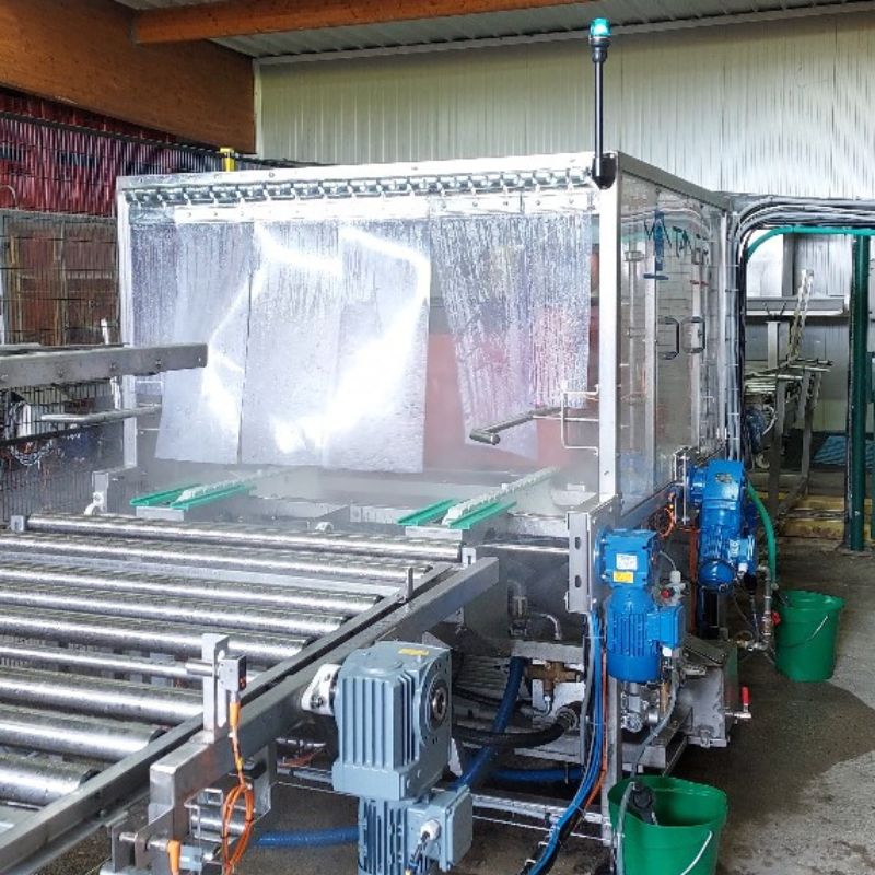 Laveur de caisse palox pour agro