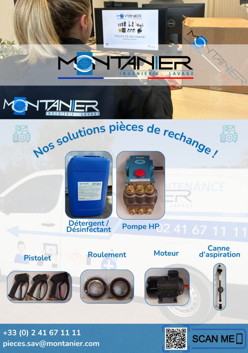 Nos solutions pièces de rechange