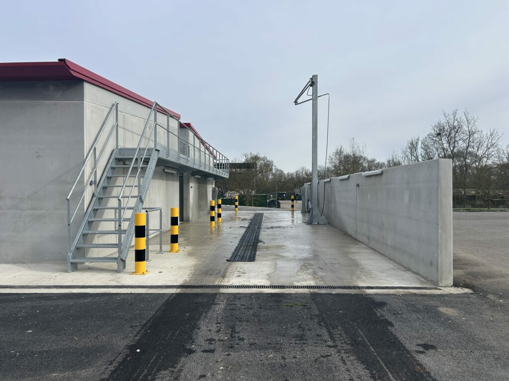 Aire de lavage